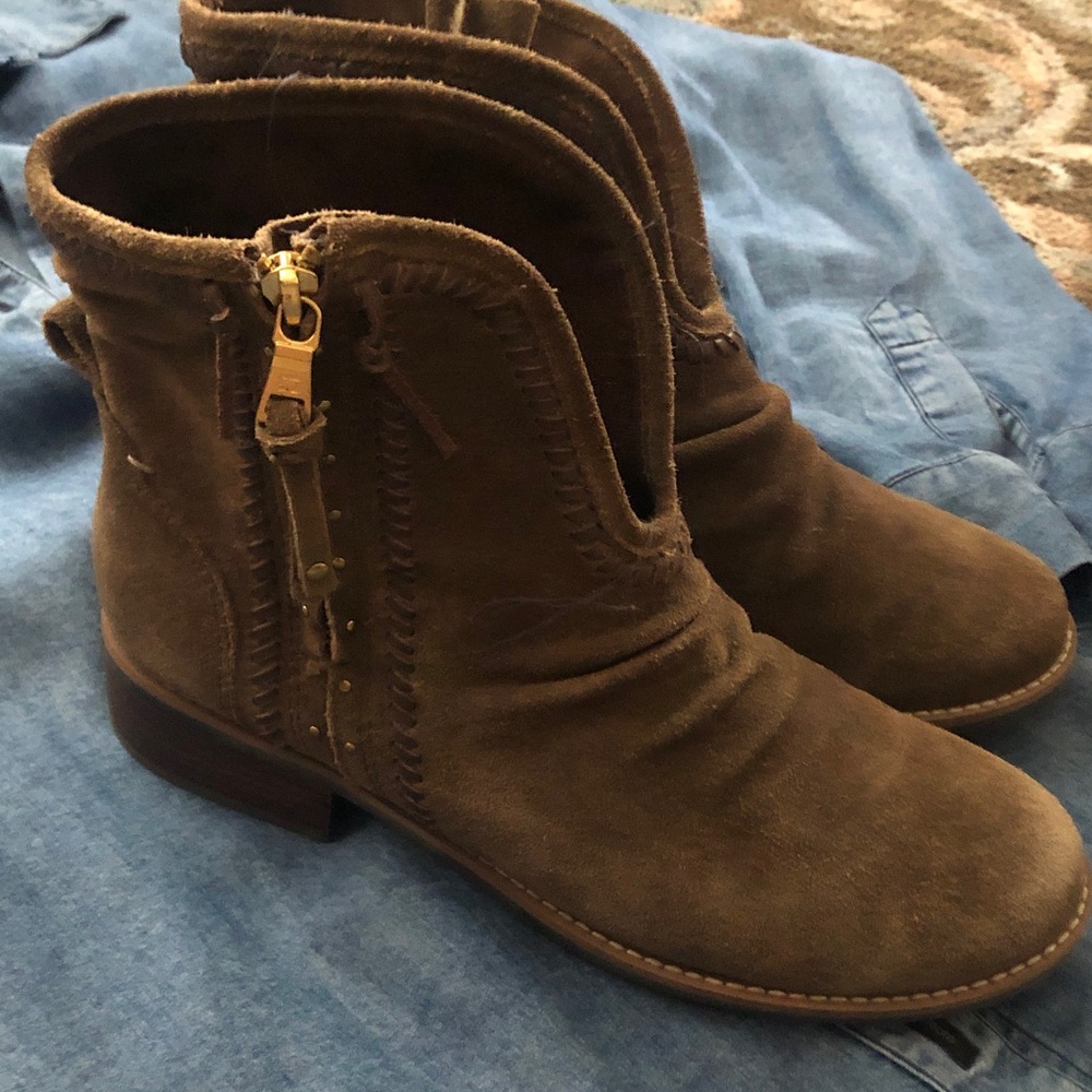 Latigo Dark Brown Ankle Booties - Picture 4 of 7